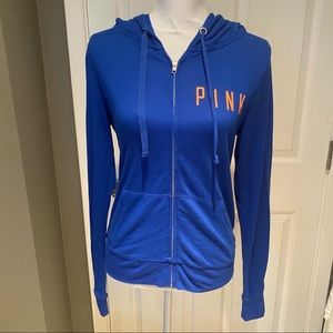 PINK NY Mets Zip Up Sweatshirt